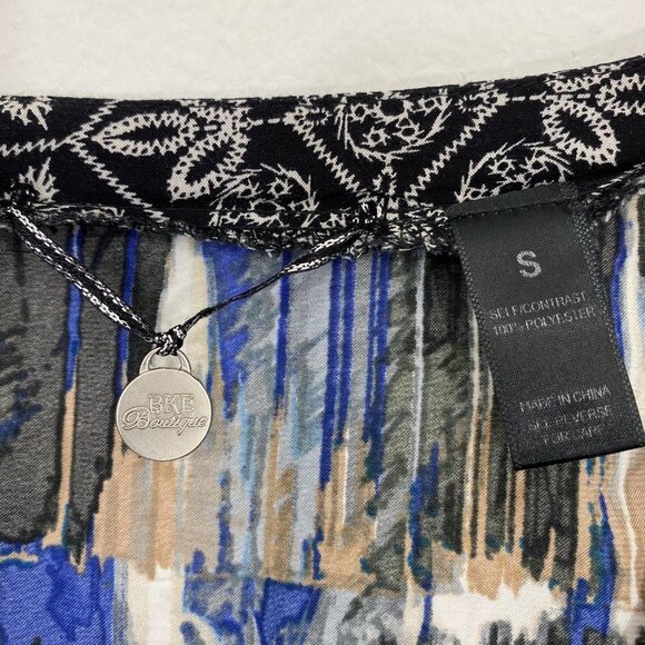 BKE BOUTIQUE PRINTED BLOUSE WOMEN SzS - Picture 8 of 8